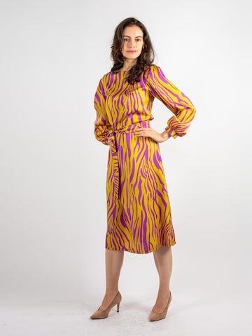 Couture de Marie Klänning 'Minimal Office Dress, Straight Fit – Quinn' i grön