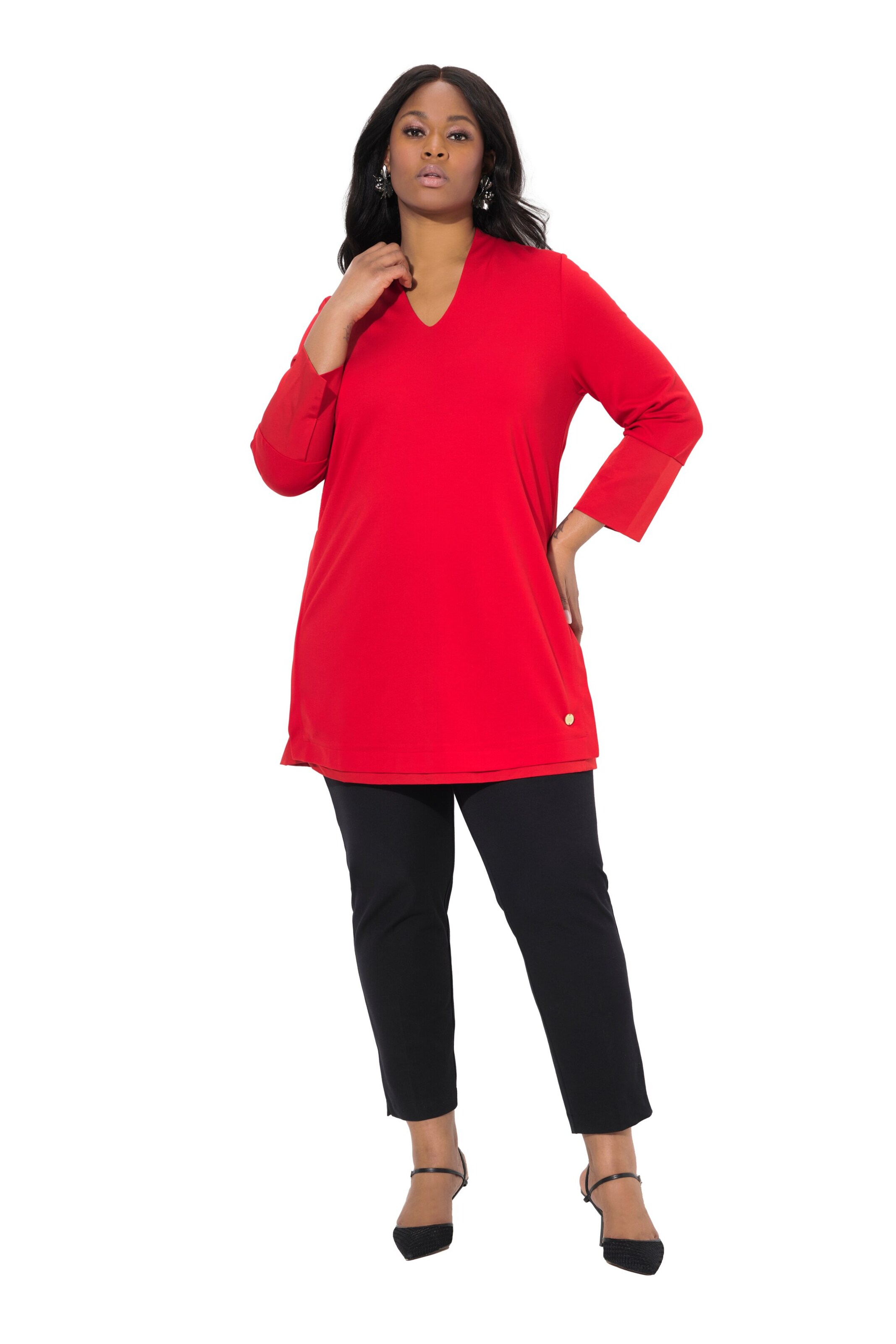 Ulla Popken Shirt in Rood