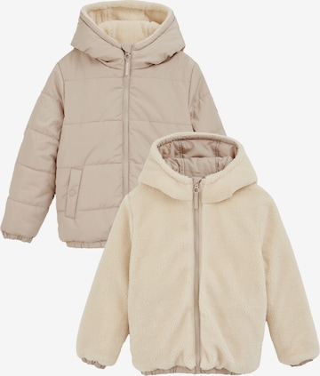 smėlio WE Fashion Demisezoninė striukė: priekis