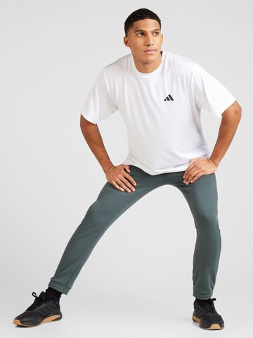 ADIDAS PERFORMANCE Slim fit Workout Pants 'Pump' in Green