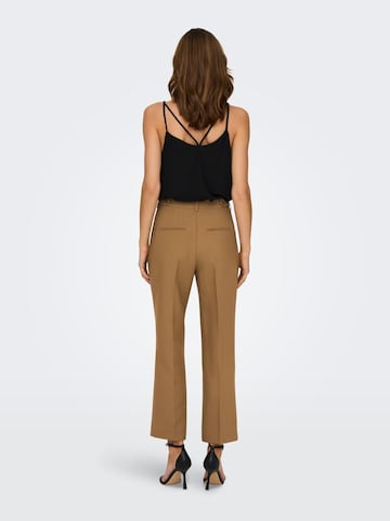 ONLY Regular Pleated Pants 'Milian' in Brown