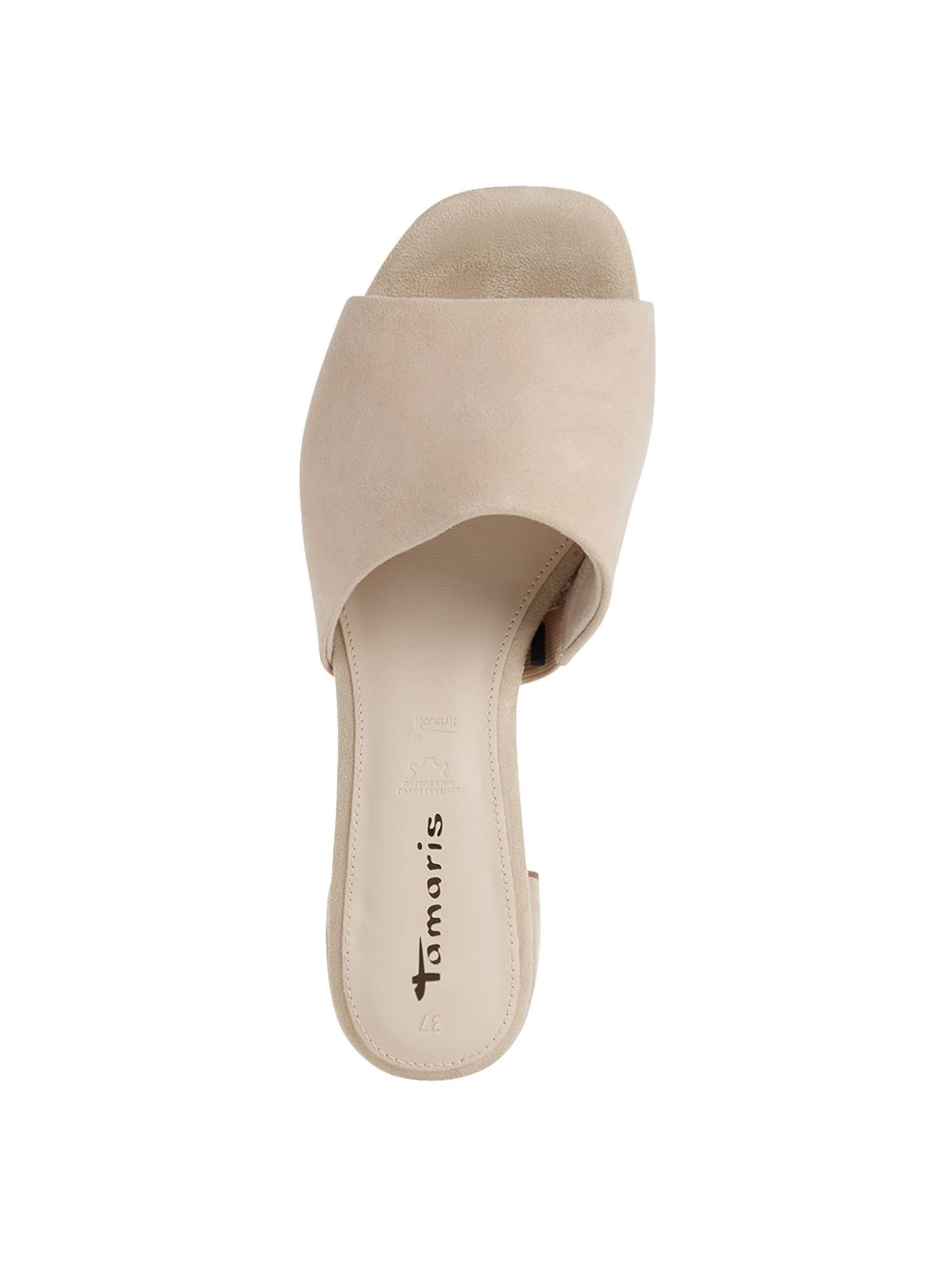 Tamaris Mules in Beige