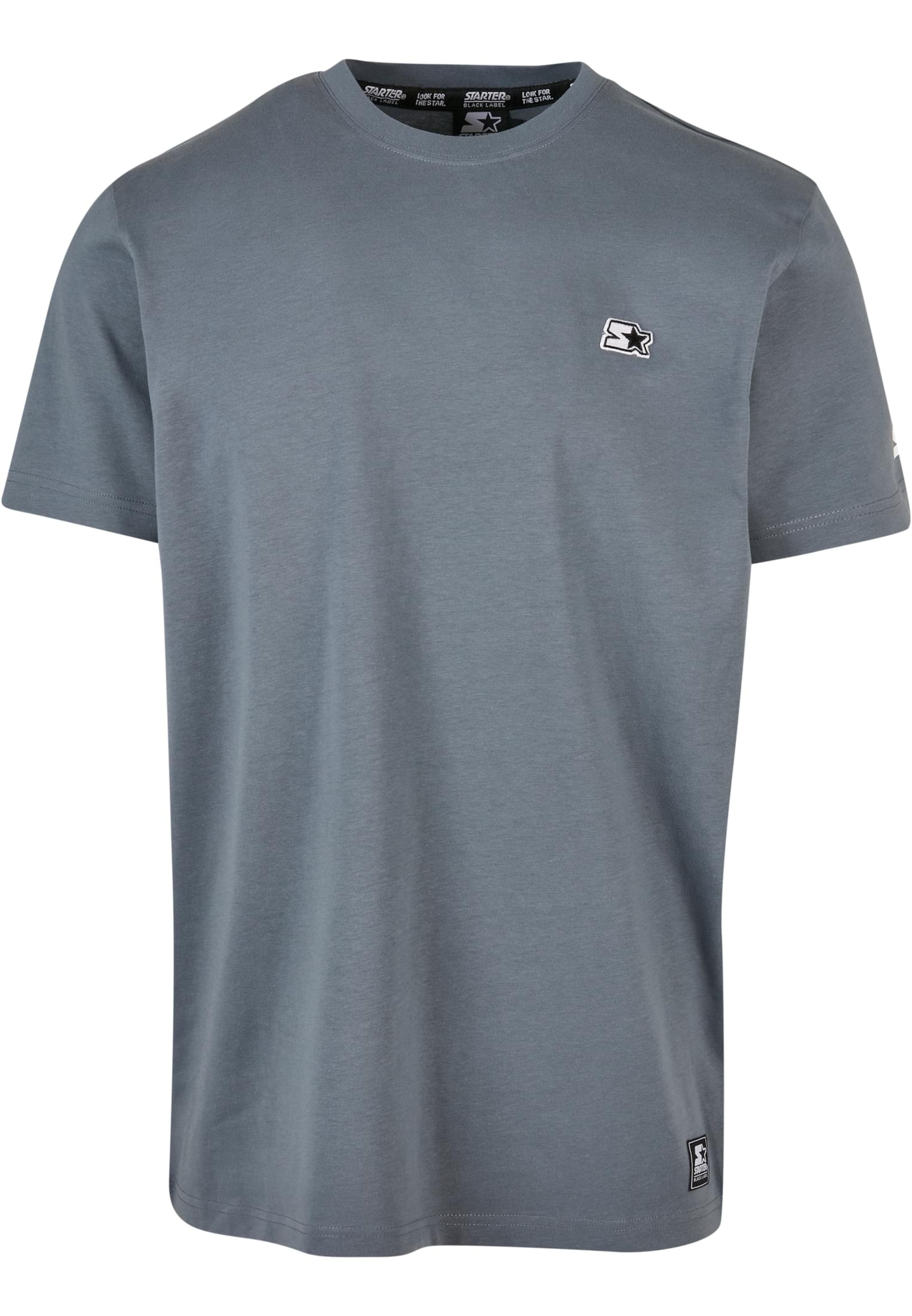 T-Shirt 'Essential' Starter Black Label en gris : devant
