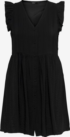 ONLY Košeľové šaty 'Anthea' - Čierna: predná strana