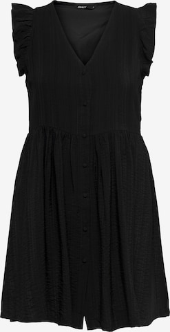ONLY Платье-рубашка 'Anthea' в Черный: спереди