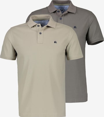 LERROS Shirt 'Basic' in Silber: Vorderseite