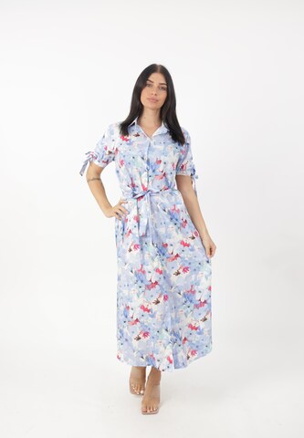 Elara Blusekjole i blå: forside