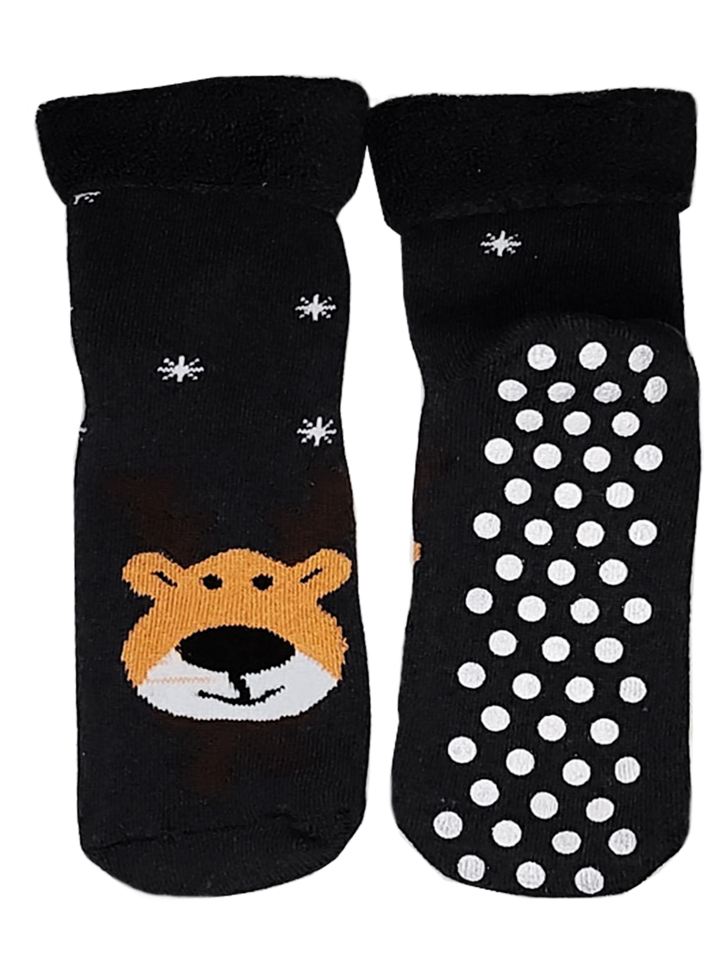 La Bortini Socken‌‌‌‌ in Schwarz: Vorderseite