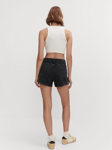 MANGO Regular Shorts 'IRIS' in Grau