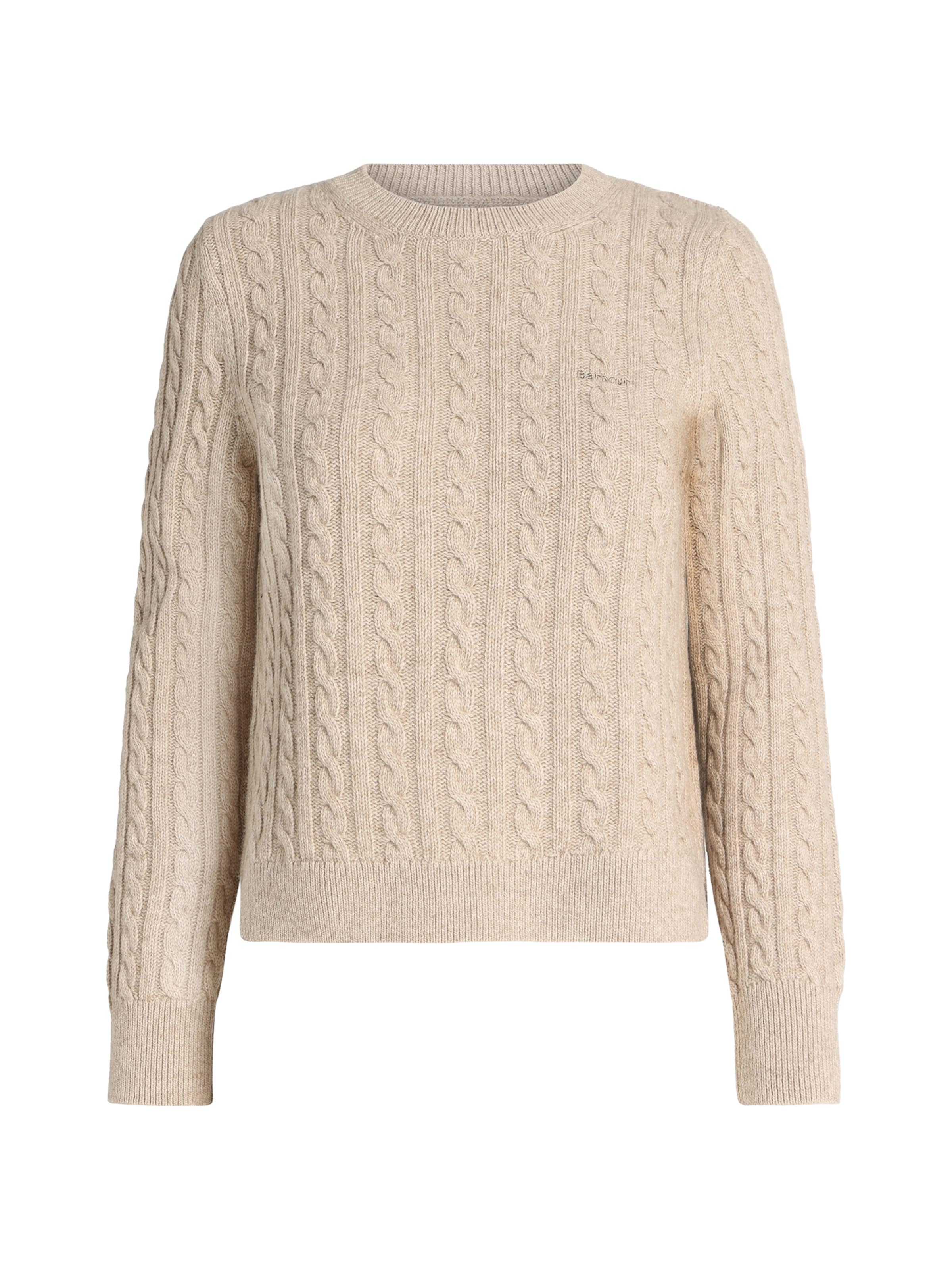 Barbour Sweater 'Ashdown' in Beige: front