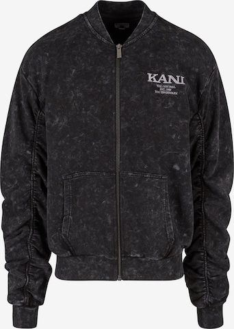 Veste de survêtement Karl Kani en noir : devant