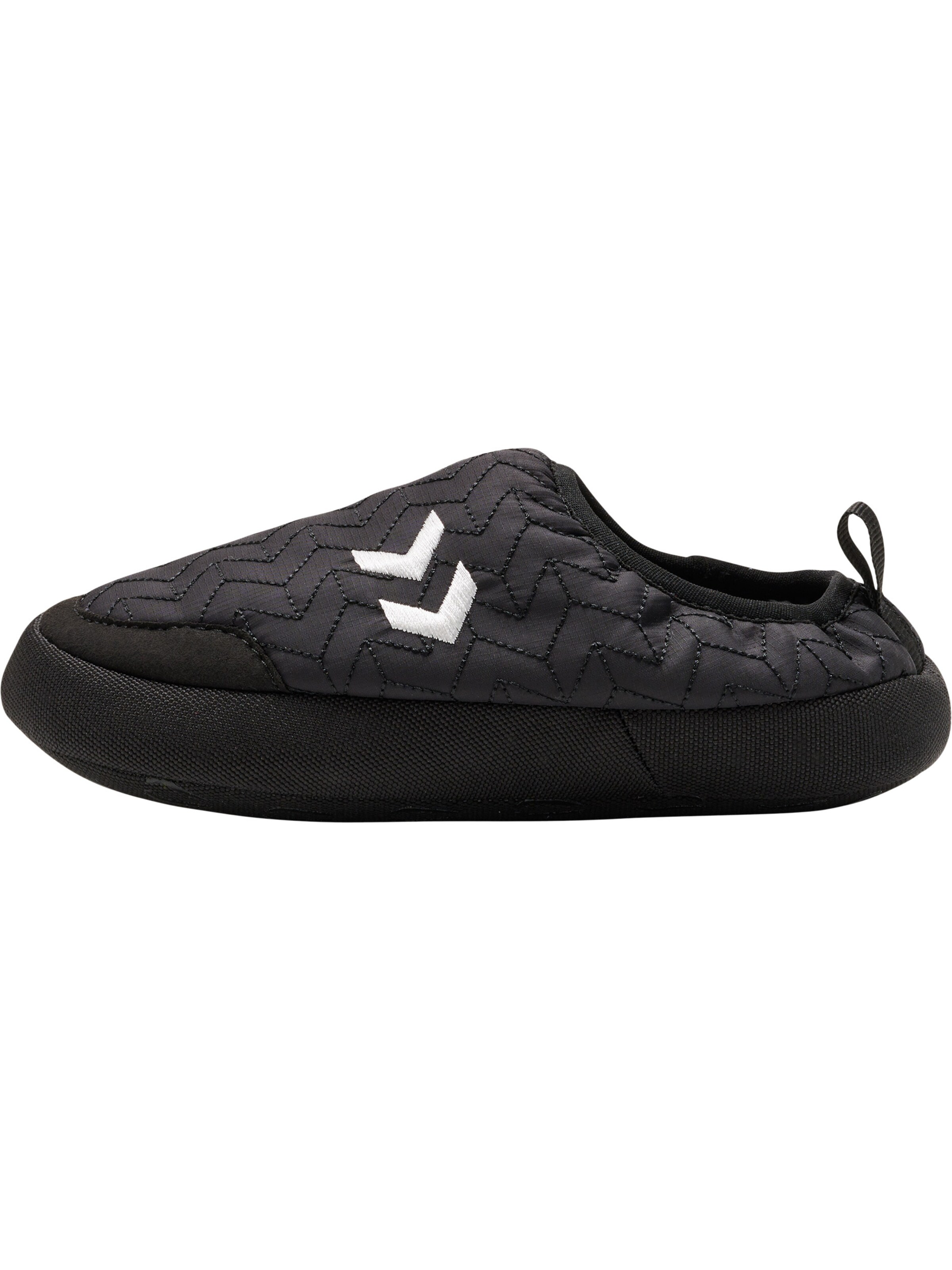 Pantoufle Hummel en noir : devant