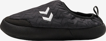 Hummel Slippers in Black: front