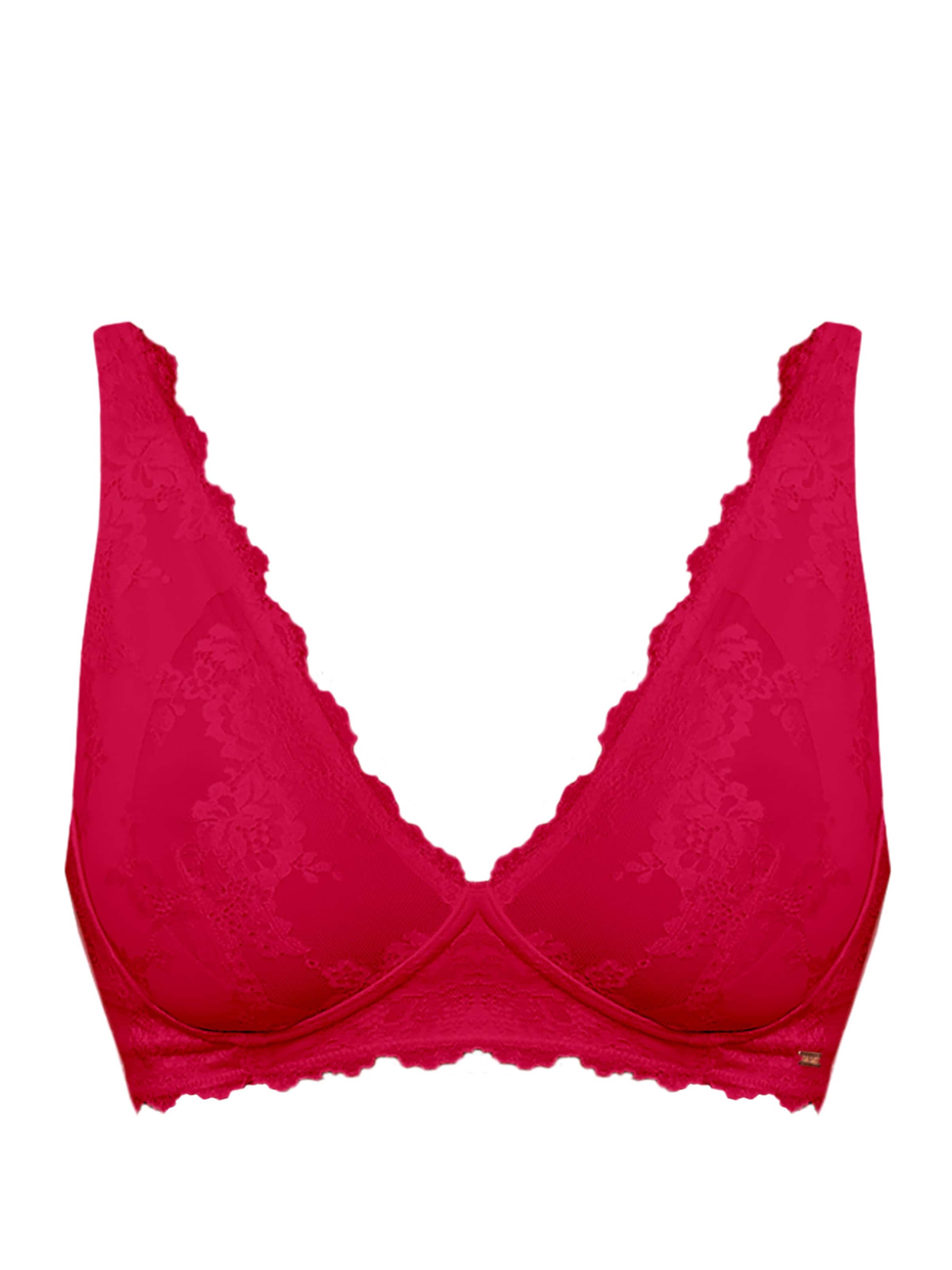 Royal Lounge Intimates Bustier BH 'Royal Dream' i rød: forside