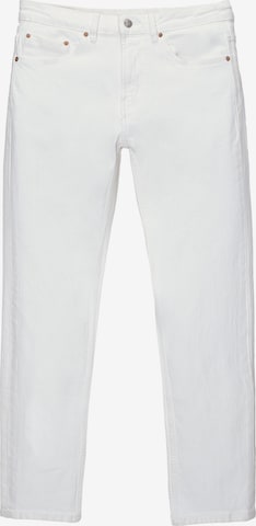 Pull&Bear Regular Jeans in White: front