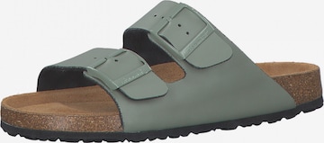 TAMARIS - Zapatos abiertos en verde: frente
