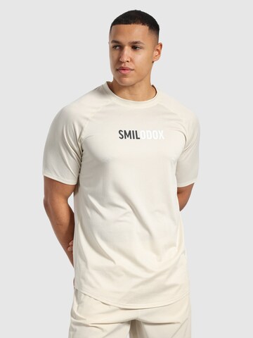 T-Shirt 'Powerfit Pro' Smilodox en blanc : devant