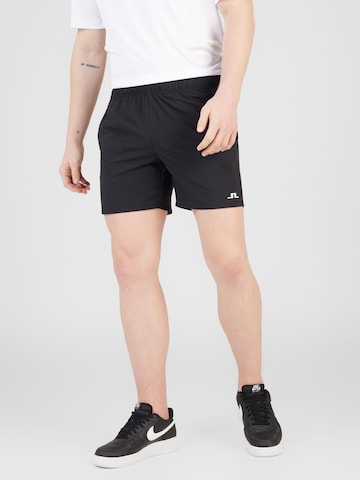 J.Lindeberg Regular Sportshorts 'Preston' in Schwarz: predná strana