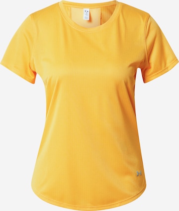 UNDER ARMOUR Performance Shirt 'Speed Stride 2.0' in Yellow: front