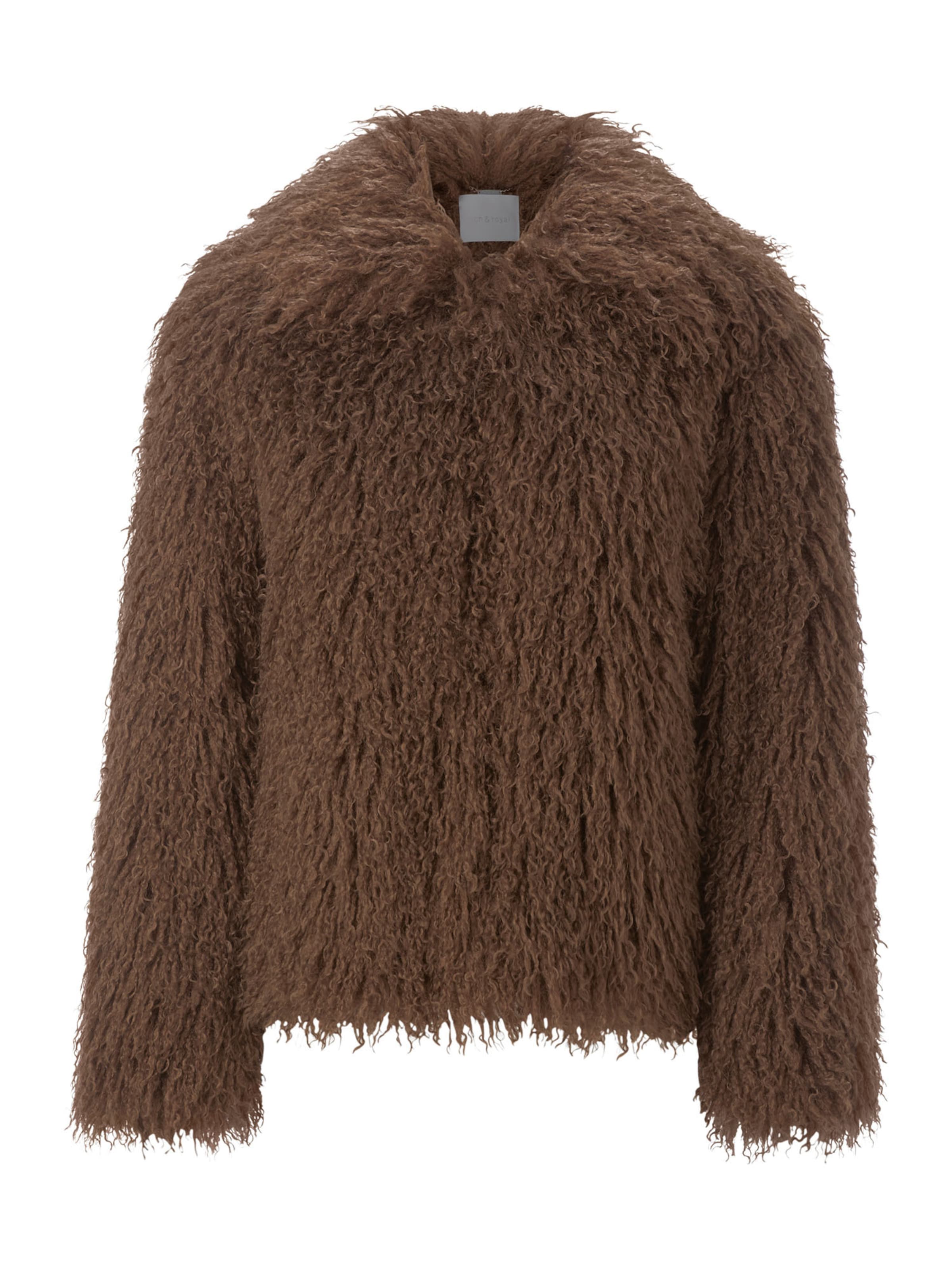 Giacca invernale di Rich & Royal in marrone: frontale