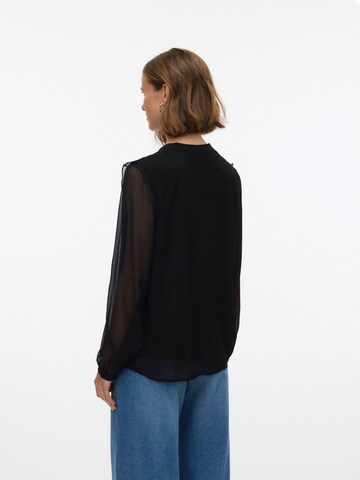 VERO MODA Blouse 'VMLINEA' in Zwart