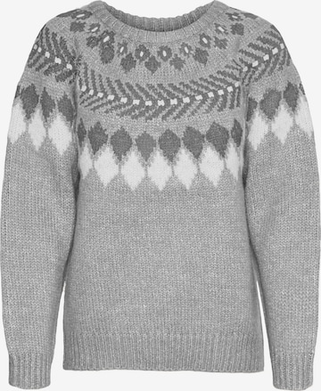 VERO MODA Sweater 'Filippa' in Grey: front