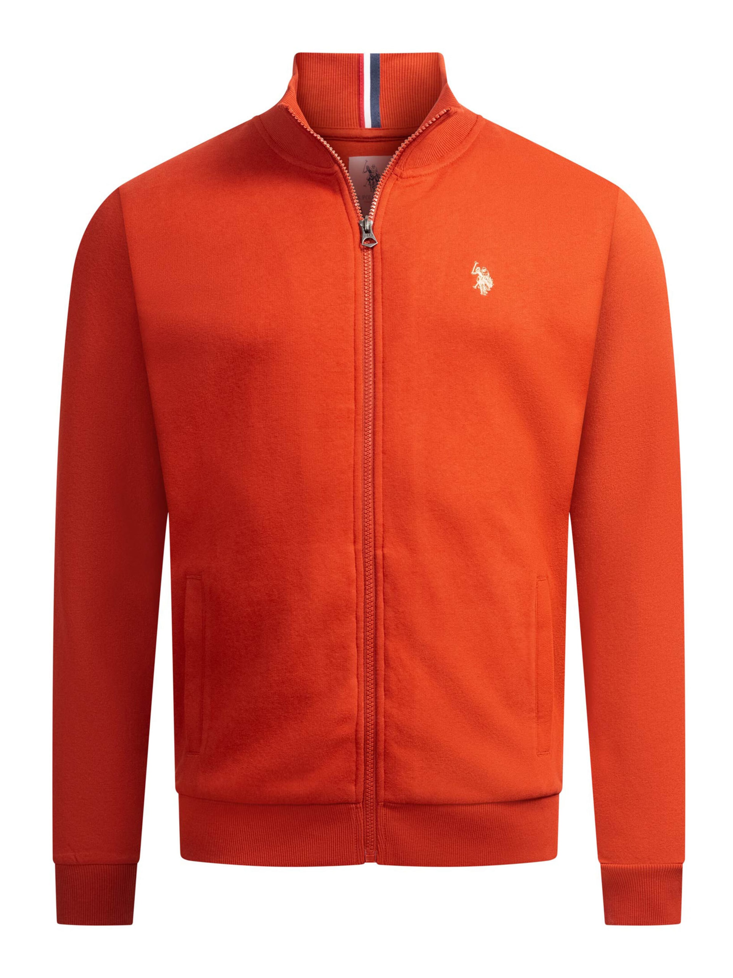 U.S. POLO ASSN. Zip-Up Hoodie in Lobster, Item view