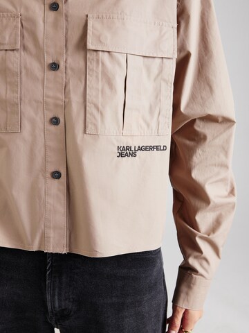 KARL LAGERFELD JEANS Pusero värissä beige