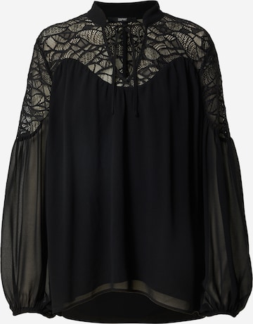 ESPRIT - Blusa en negro: frente