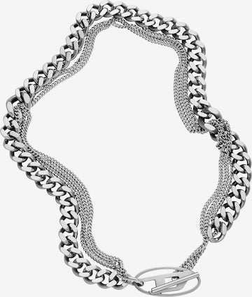 Lanțuri de la DIESEL pe argintiu: față