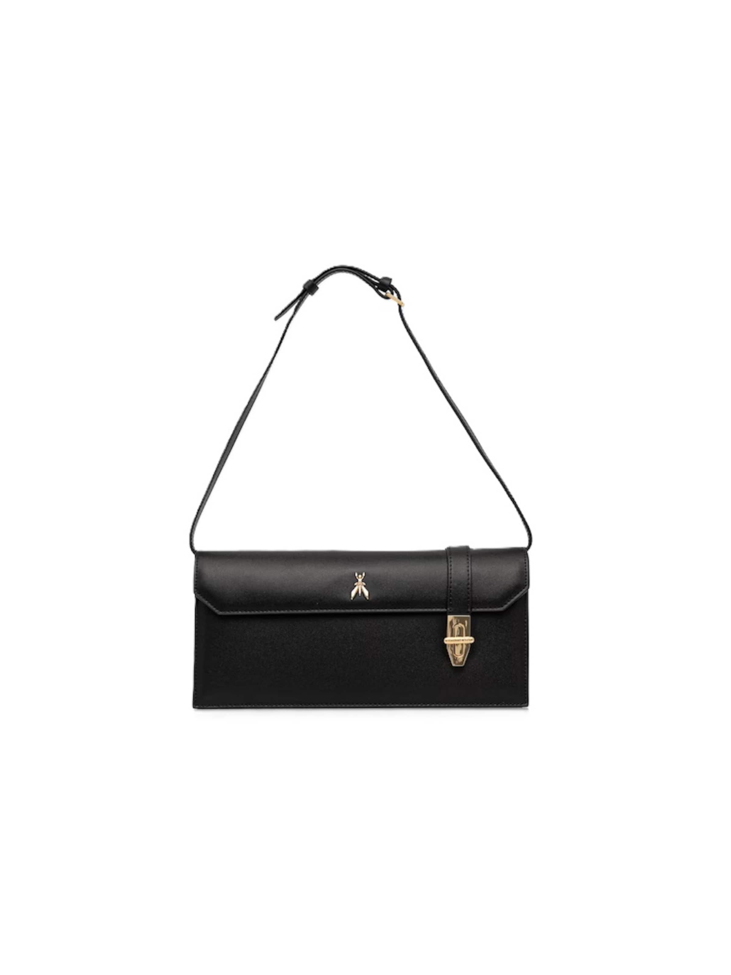 Borsa a spalla '8B0327/L061' di PATRIZIA PEPE in nero: frontale