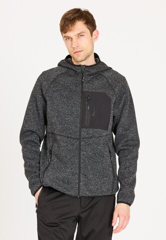 Whistler Athletic fleece jacket 'Pennine' in Black: front