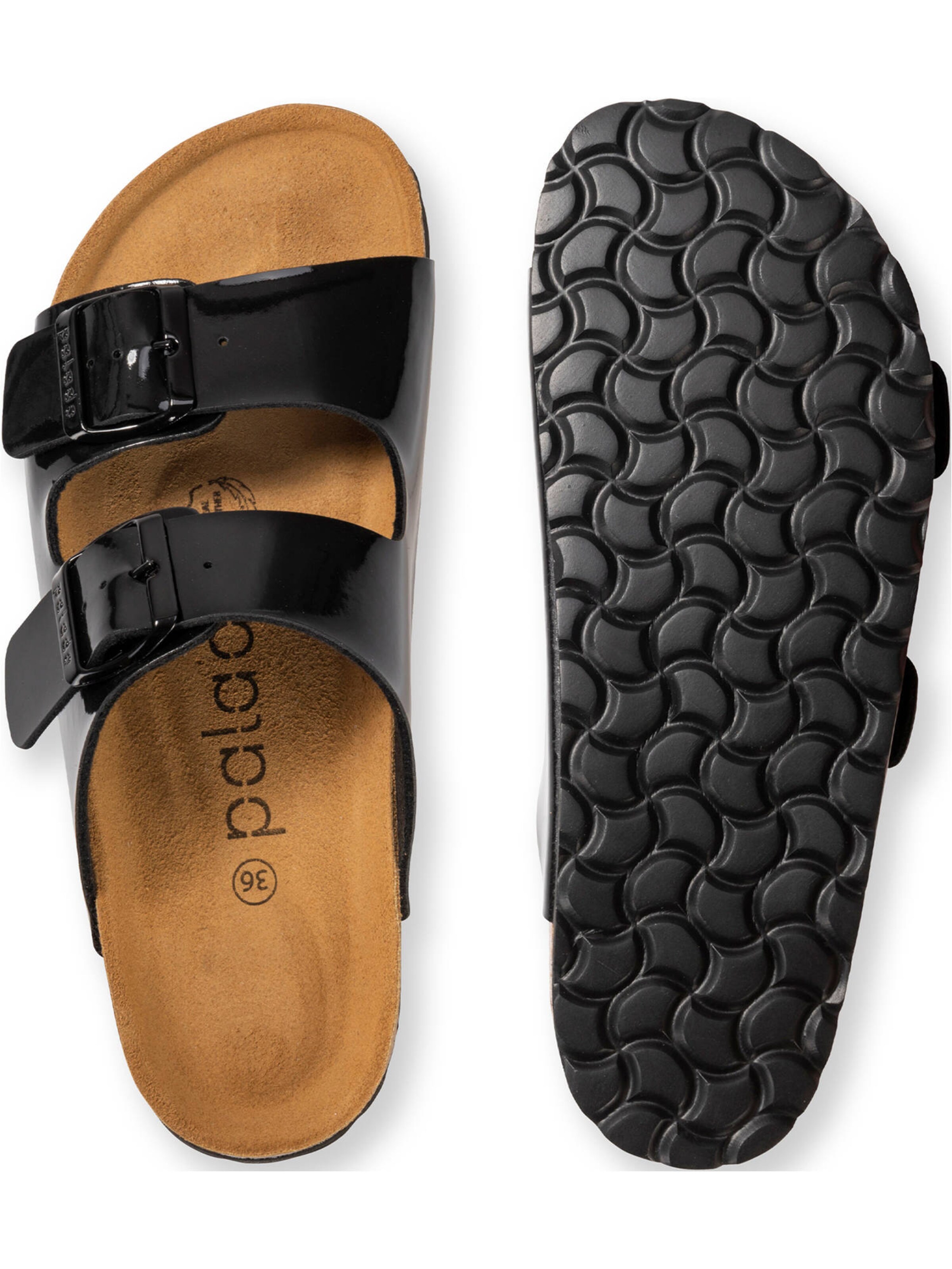 Zoccoletto 'Korfu' di Palado in nero