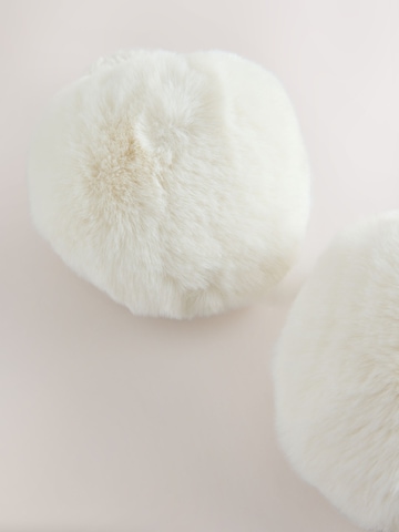 Pantoufle Next en blanc