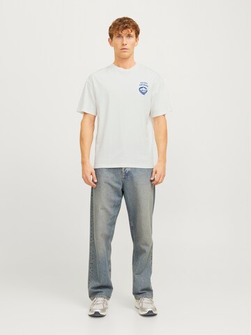 balta JACK & JONES Marškinėliai 'JJCHARGE'