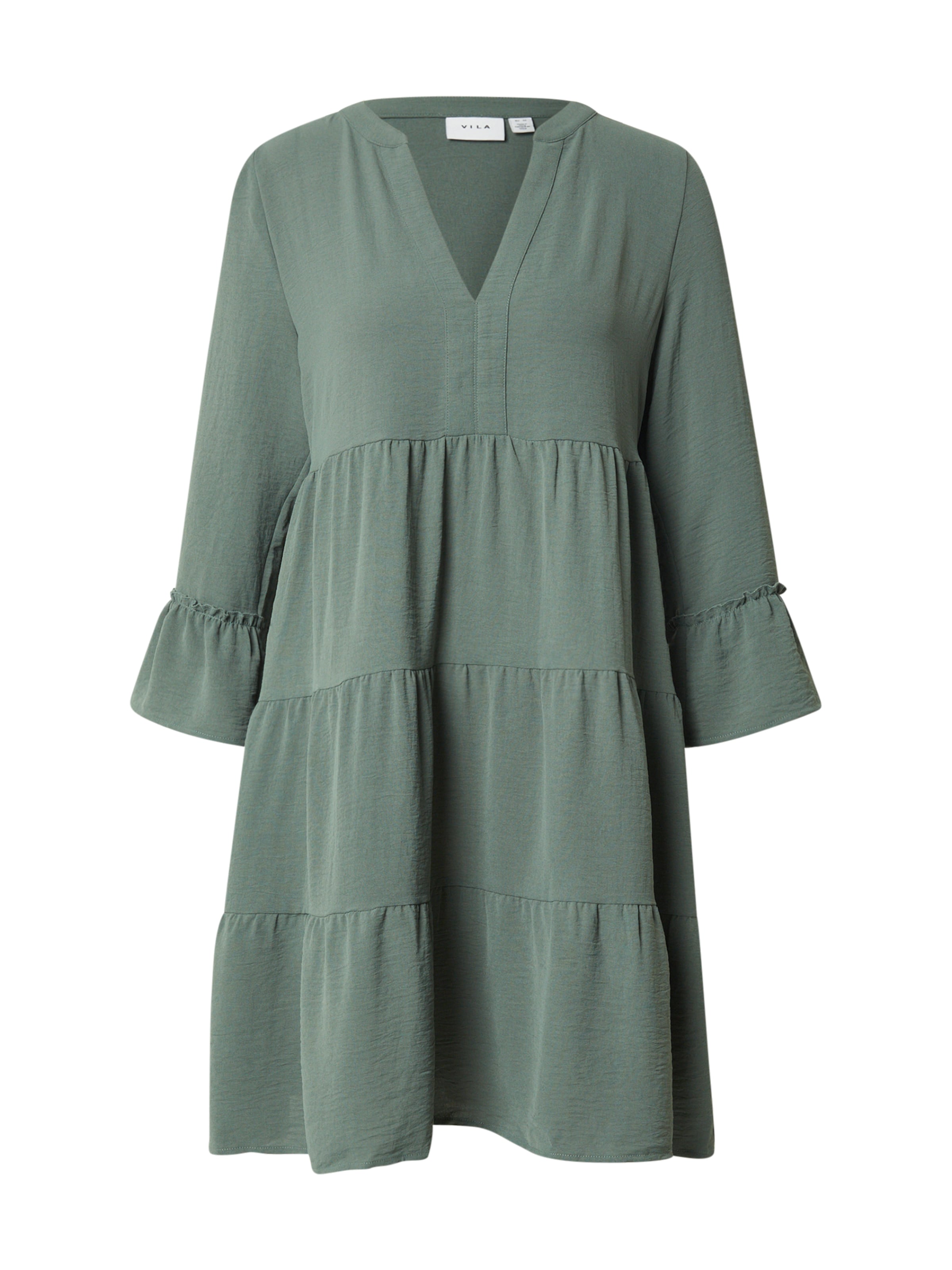VILA Рокля 'VIJOSA' в зелено: отпред