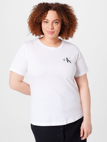 Calvin Klein Curve Shirt in Zwart: voorkant