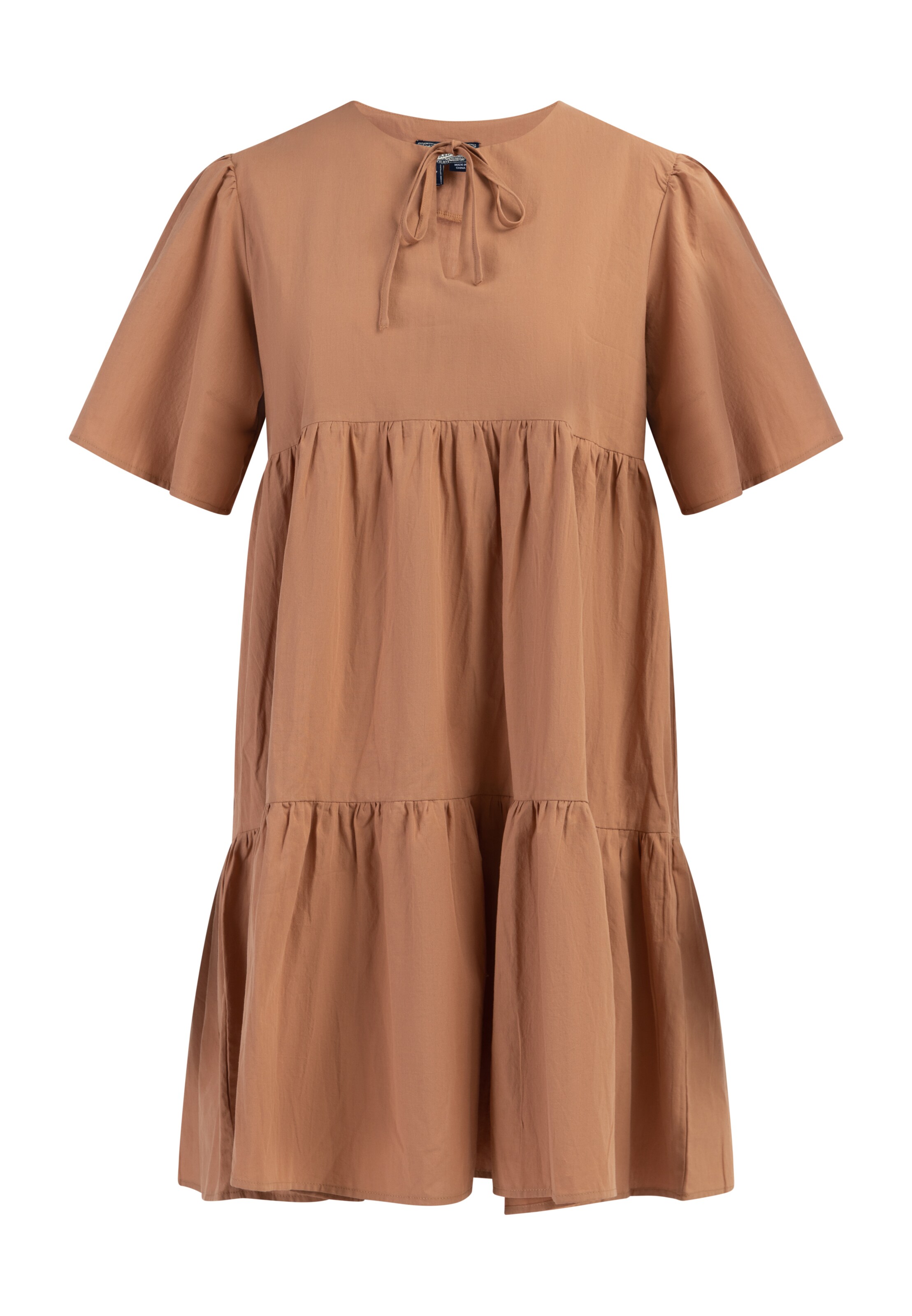 DreiMaster Vintage Φόρεμα 'Zitha' σε καφέ: μπροστά