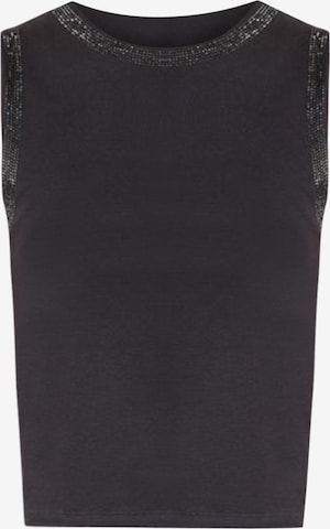 No Matter What Top in Grau: Vorderseite