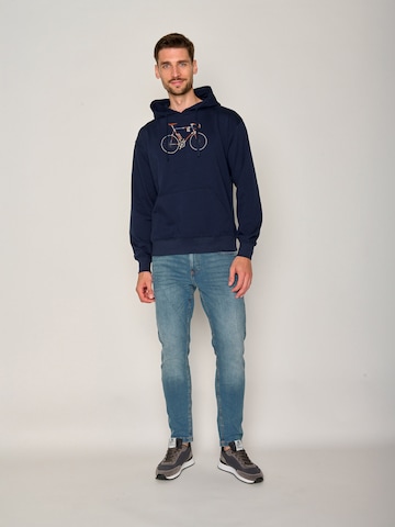 GREENBOMB Sweatshirt 'Bike Jack Simple' in Blauw