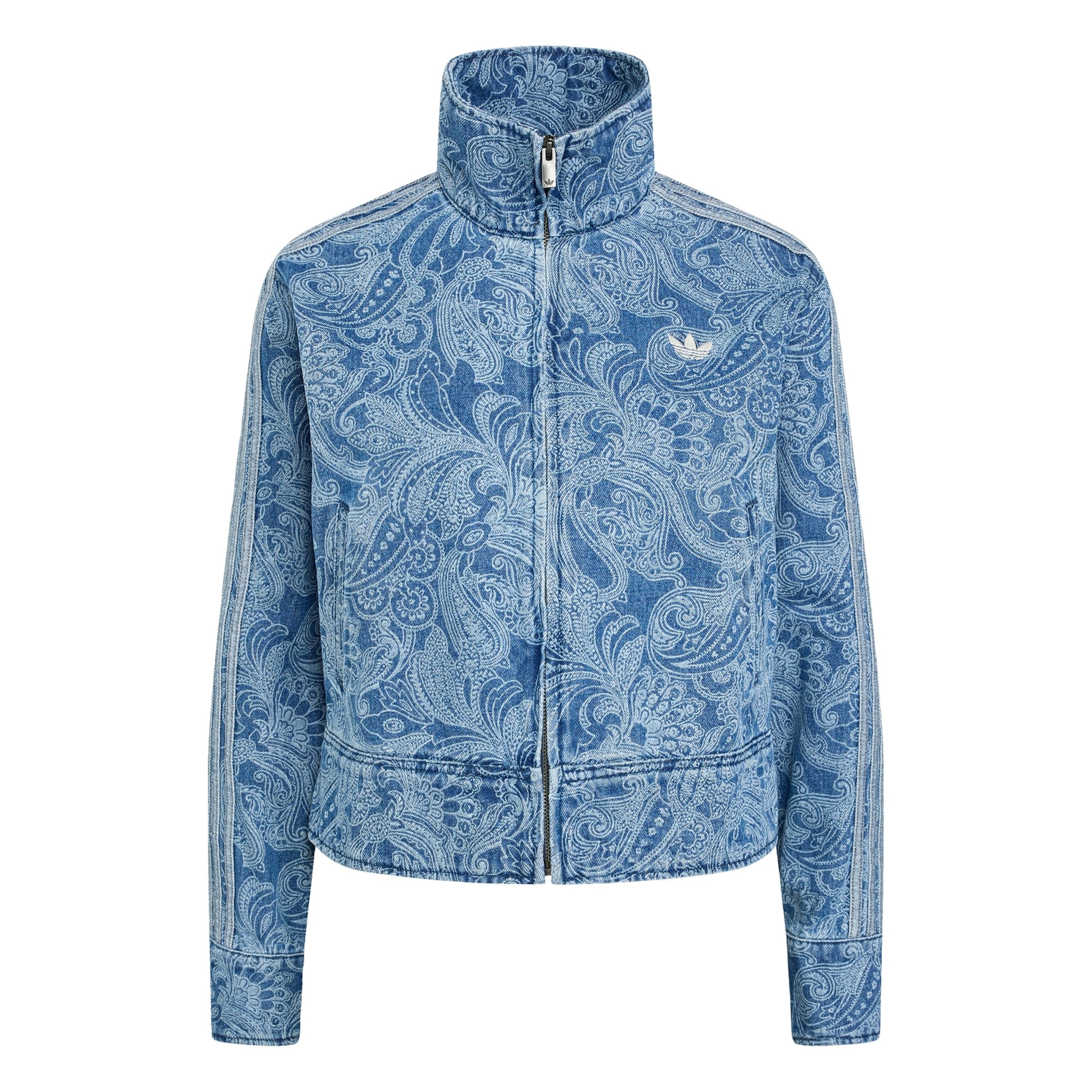 ADIDAS ORIGINALS - Casaco meia-estação 'Liberty London Firebird' em azul: frente