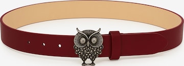 COLLEZIONE ALESSANDRO Belt 'Eule' in Red: front
