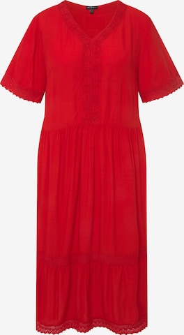 Robe Ulla Popken en rouge : devant