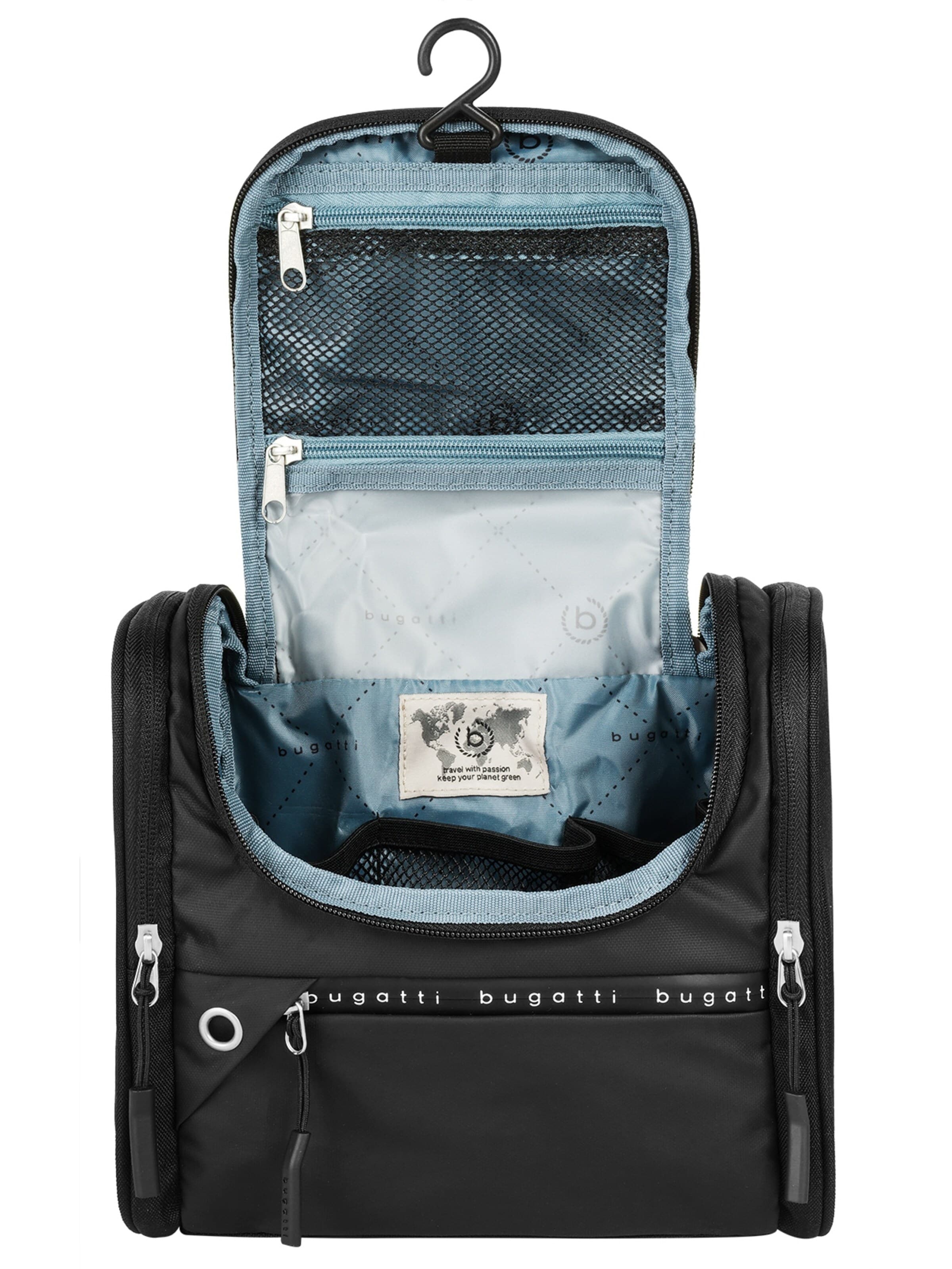 bugatti - Neceser 'BLANC DELIGHT' en negro