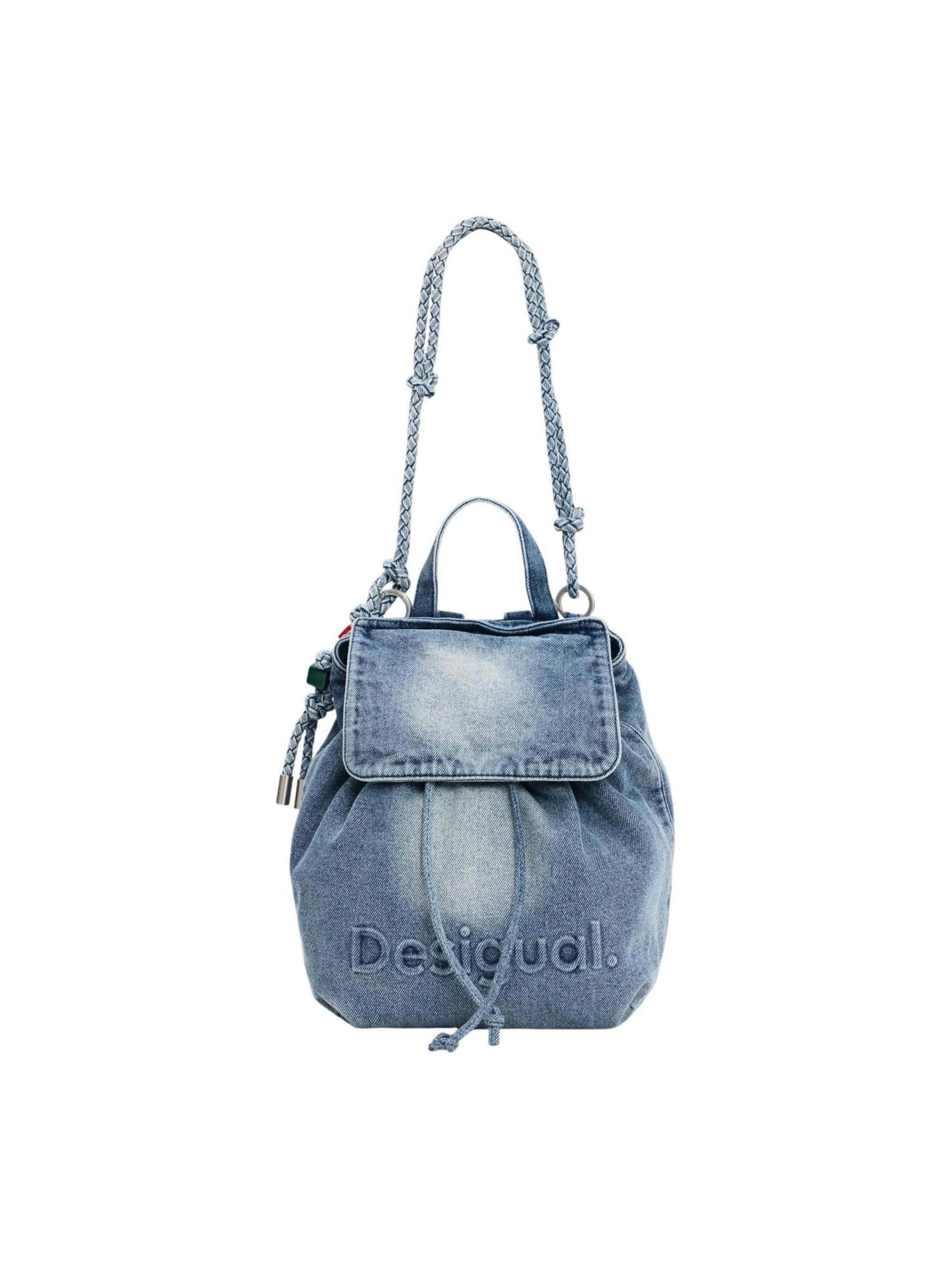 Desigual - Mochila 'BACK_HALF LOGO 26SAKD07' en azul