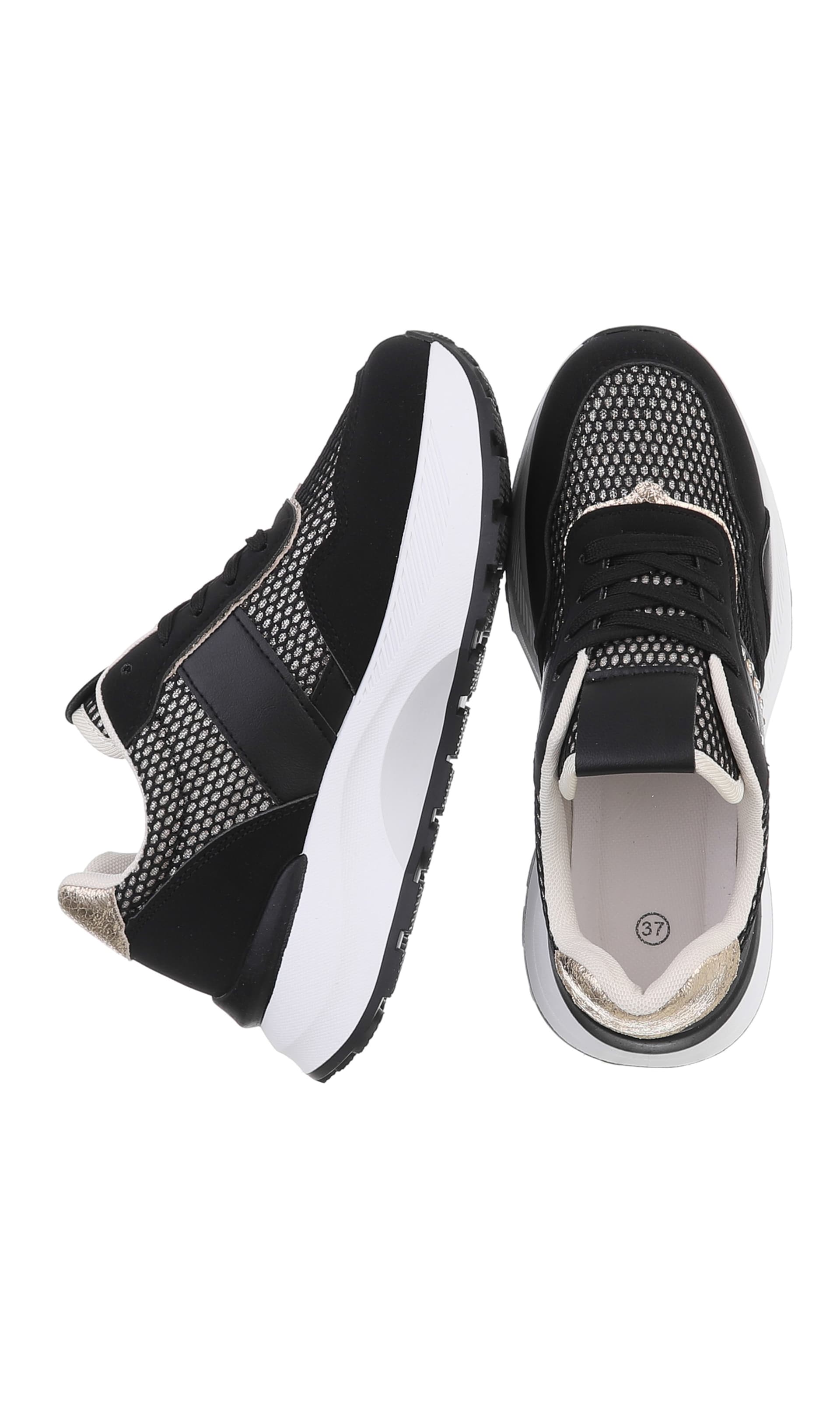 Ital-Design Sneaker in Schwarz