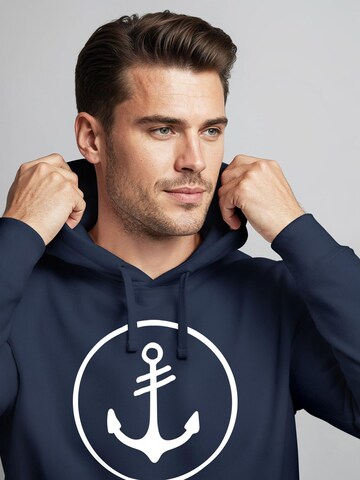 Neverless Sweatshirt 'Anker' in Blue