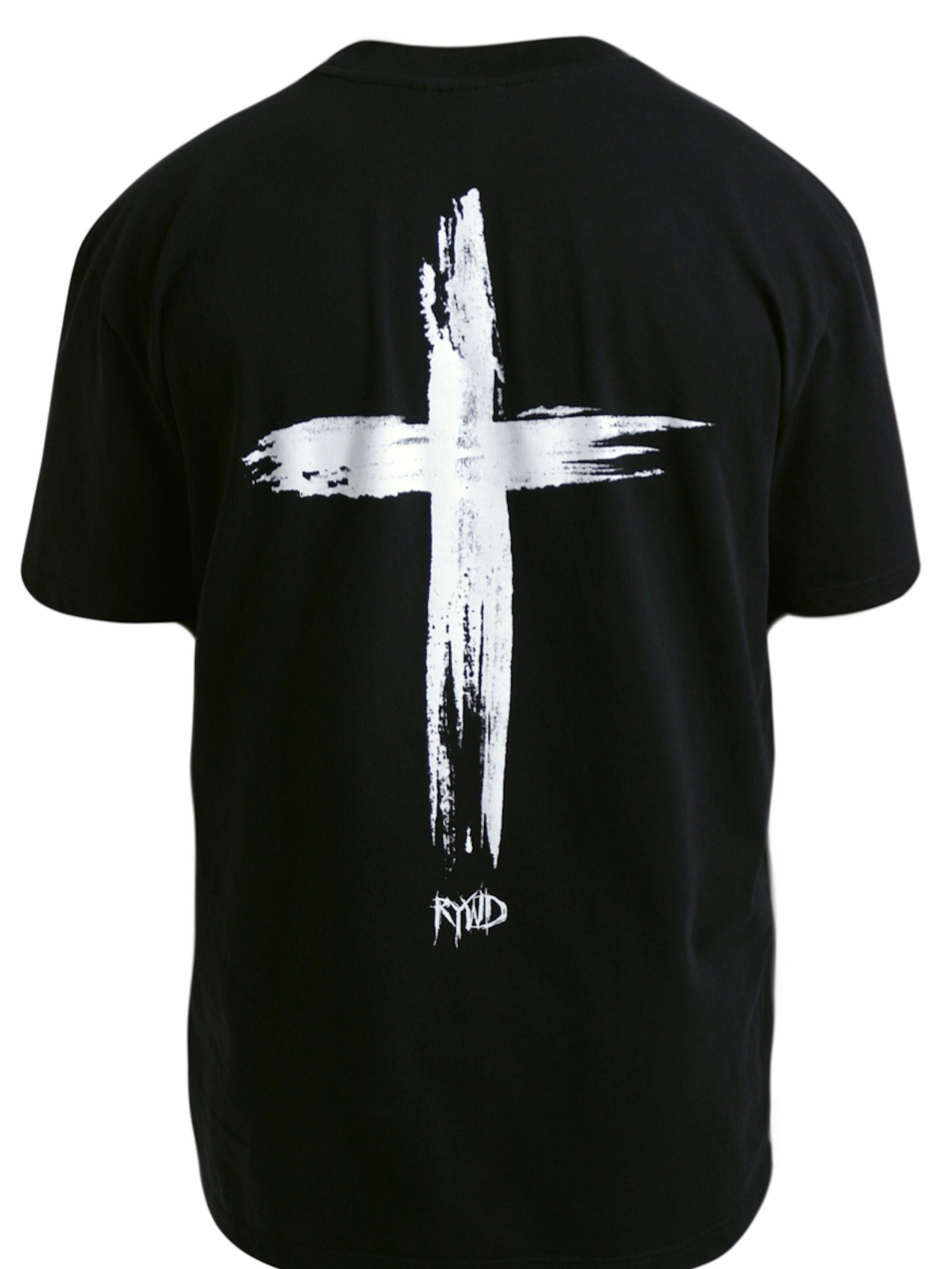 Remember you will die Shirt 'Kreuz' in Black: front