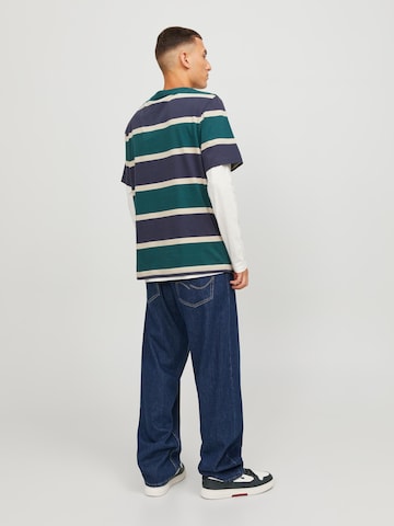 JACK & JONES - Loosefit Calças de ganga 'Eddie' em azul