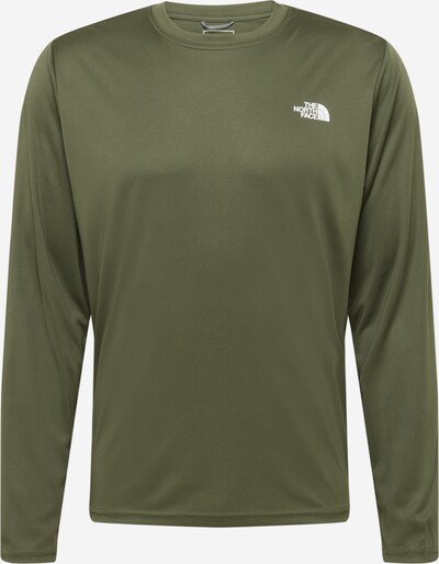 THE NORTH FACE Funktionsshirt 'Reaxion Amp' en khaki / weiß, Vue avec produit